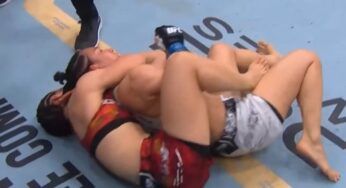 VÍDEO: Xiaonan ‘apaga’ em finalização de Zhang, mas se recusa a desistir e é salva pelo gongo no UFC 300