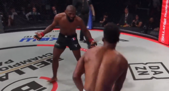 VÍDEO: Virou meme! Lutador cai de cara no chão após tentar golpear astro francês no Bellator