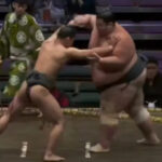 David x Golias - Lutador de sumô vence gigante com técnica e choca o mundo ao superar 158kg. Foto: Reprodução/Twitter