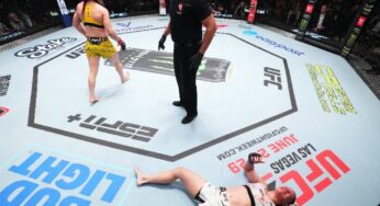 Rival de Ariane Sorriso detona brasileira por não seguir no combate após cabeçada ilegal no UFC Vegas 92