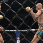 Novo ângulo com nocaute brutal de Alex Poatan no UFC 303 é divulgado. Foto: Reprodução/Twitter/UFC