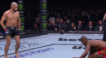 UFC 304: Manel Kape tem lesão no dedo durante luta e tenta consertar sozinho; veja cena