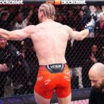 Paddy Pimblett em vitória no UFC 304. Foto: Twitter UFC News