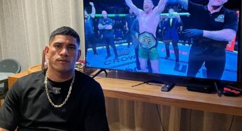 Campeão do UFC esbanja confiança e diz que pode nocautear Alex Poatan: ‘se eu te acertar você vai cair’