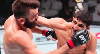 Kauê Fernandes não toma conhecimento de atleta da casa e vence a primeira no UFC Abu Dhabi