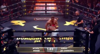 VÍDEO: Alex Cowboy é brutalmente nocauteado em estreia no boxe sem luvas