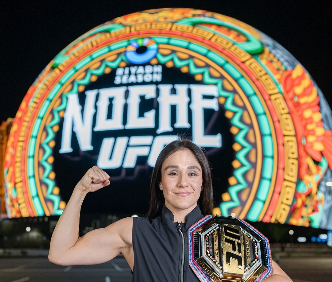 Alexa Grasso defende cinturão no UFC 306. Foto: Reprodução/Instagram/UFC Brasil