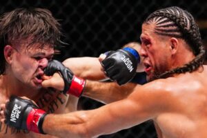 Diego Lopes vence Brian Ortega no UFC 306. Foto: Reprodução/Instagram/UFC