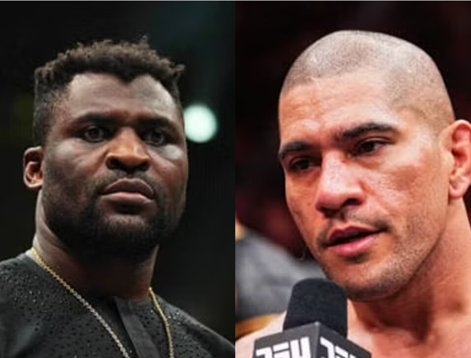 Francis Ngannou e Alex Poatan têm duas das mãos mais pesadas da história do MMA. Foto: Montagem SUPER LUTAS