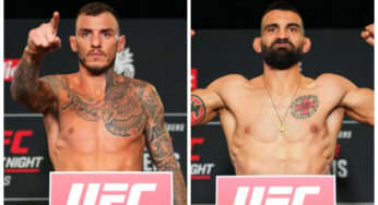 Renato Moicano e Benoit Saint-Denis batem peso e confirmam luta principal do UFC Paris