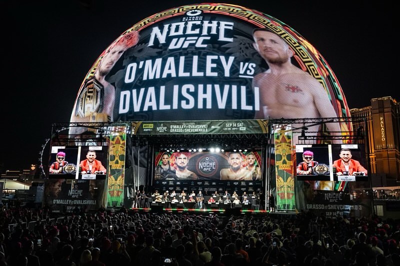 UFC 306 OMalley Dvalishvili Esfera