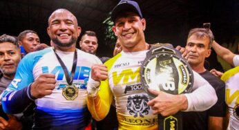 Capoeira em alta! Cezar Mutante vence revanche contra Sergio Moraes e conquista cinturão no VMB