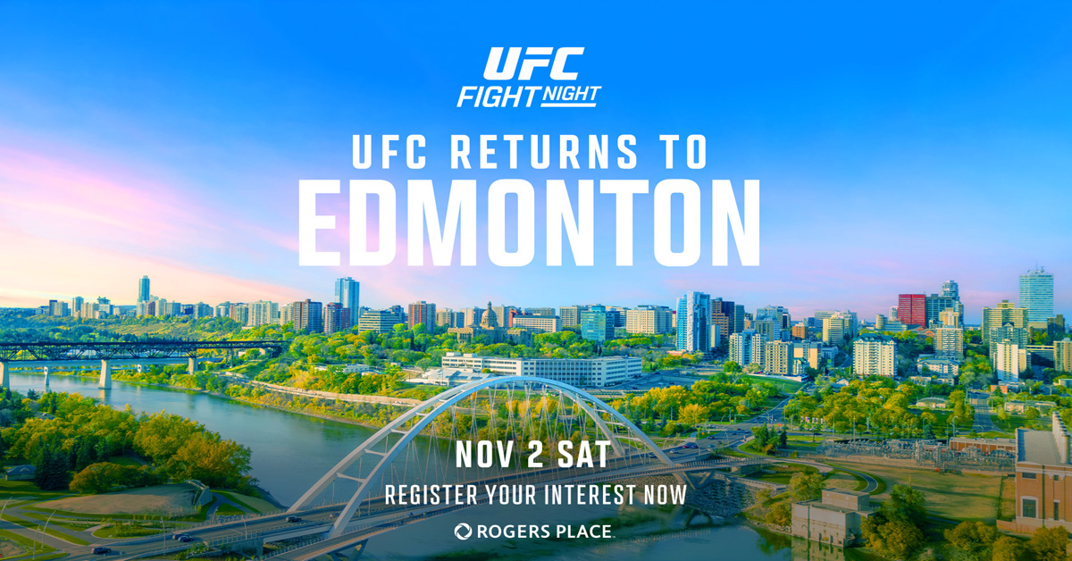 Confira todos os resultados do UFC Edmonton. Foto: Reprodução/Twitter/UFC