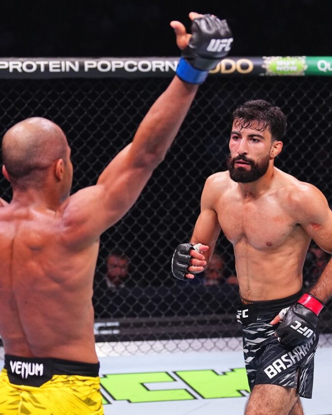 Victor Hugo não conseguiu vitória sobre Basharat / Reprodução UFC