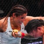 Julianna Peña surpreende, derrota Raquel Pennington e desafia Amanda Nunes para trilogia no UFC 307. Foto: UFC News