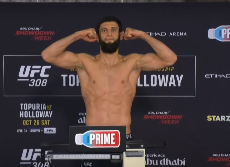 Khamzat Chimaev pesagem UFC 308