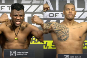 Pesagem PFL Ngannou Problema