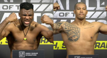 Com brasileiro mais pesado, Ngannou e Problema batem peso e confirmam ‘Batalha de Gigantes’ na PFL