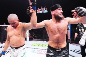 Rinat derrotou o estreante Carlos Leal / Reprodução UFC