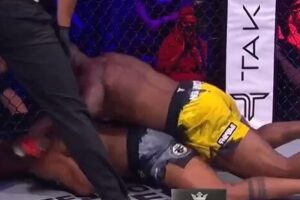 VÍDEO: Assista o nocaute brutal de Francis Ngannou sobre Renan Problema na PFL. Foto: Reprodução/Twitter/PFL