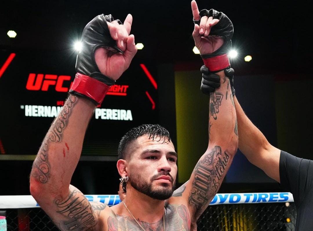 Anthony Hernandez venceu Michel Pereira por nocaute tecnico no quinto round. Foto: Instagram/ UFC