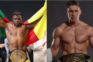 Ngannou gostou da ideia de enfrentar Rico Verhoeven / Montagem Reprodução