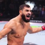 Ibo Aslam teve vitória avassaladora sobre Rafael Cerqueira no UFC 308 / Reprodução UFC