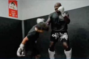 Khalil Rountree - Utah - 12 anos - sparring - Adversário de Poatan no UFC 307 treina com garoto de 12 anos em Utah