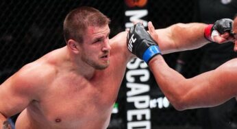 Sem resposta para a luta agarrada, Rodrigo Zé Colmeia é derrotado por Alexandr Romanov no UFC Edmonton