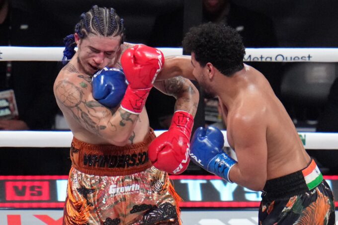 Whindersson Nunes perde para Neeraj Goyat. Foto: X/MirrorFighting