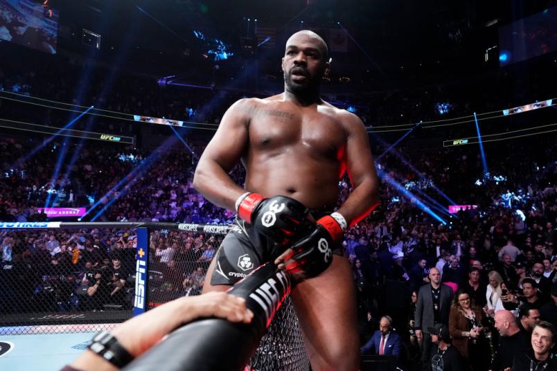 Jon Jones após vitória no UFC 285. Foto: Reprodução Chris Unger/Zuffa LLC