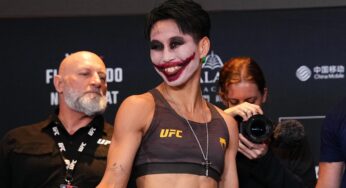 VÍDEO: Lutadora do UFC surpreende, chega em pesagem como ‘Coringa’ e provoca adversária brasileira