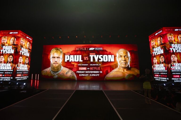 Mike tyson and jake paul poster