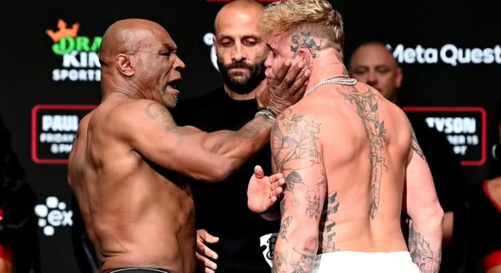 Mike Tyson e Jake Paul batem recorde histórico de audiência em luta no boxe; números surpreendem