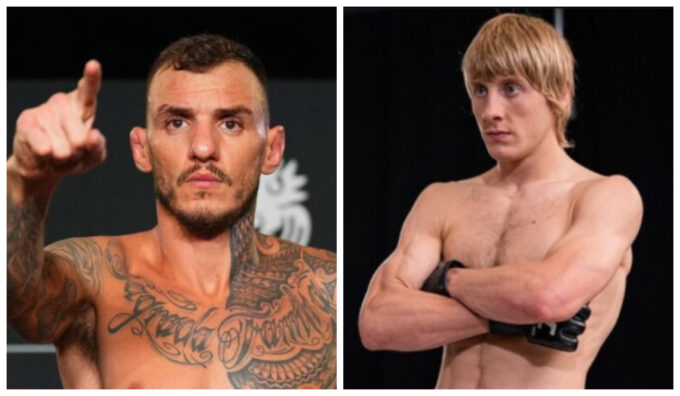 Moicano pede luta principal contra Paddy Pimblett no UFC Londres 2025 / Reprodução Montagem Super Lutas