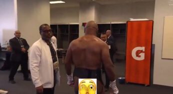 VÍDEO: Cena da noite! Transmissão ‘vaza’ bunda de Mike Tyson antes da luta com Jake Paul