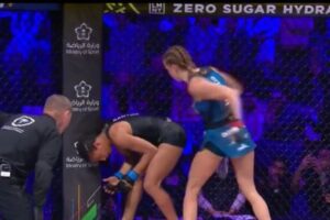 Taila Santos perdeu para Dakota Ditcheva na PFL / Reprodução X